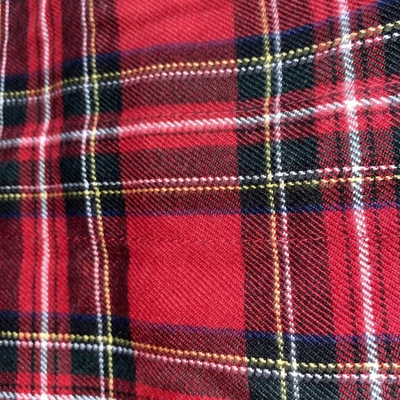 Pottery Barn Kids Leland Tartan Plaid Santa Bag Sack Christmas Stocking 33 x 40 - Picture 6 of 16